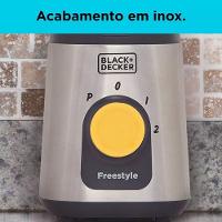 Liquidificador E Processador Pessoal Freestyle Em Inox 110V - 8
