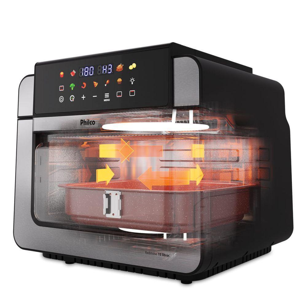 Air Fryer Oven Philco 15L Dupla Resistência 1800W PAF15B - 220V - 8