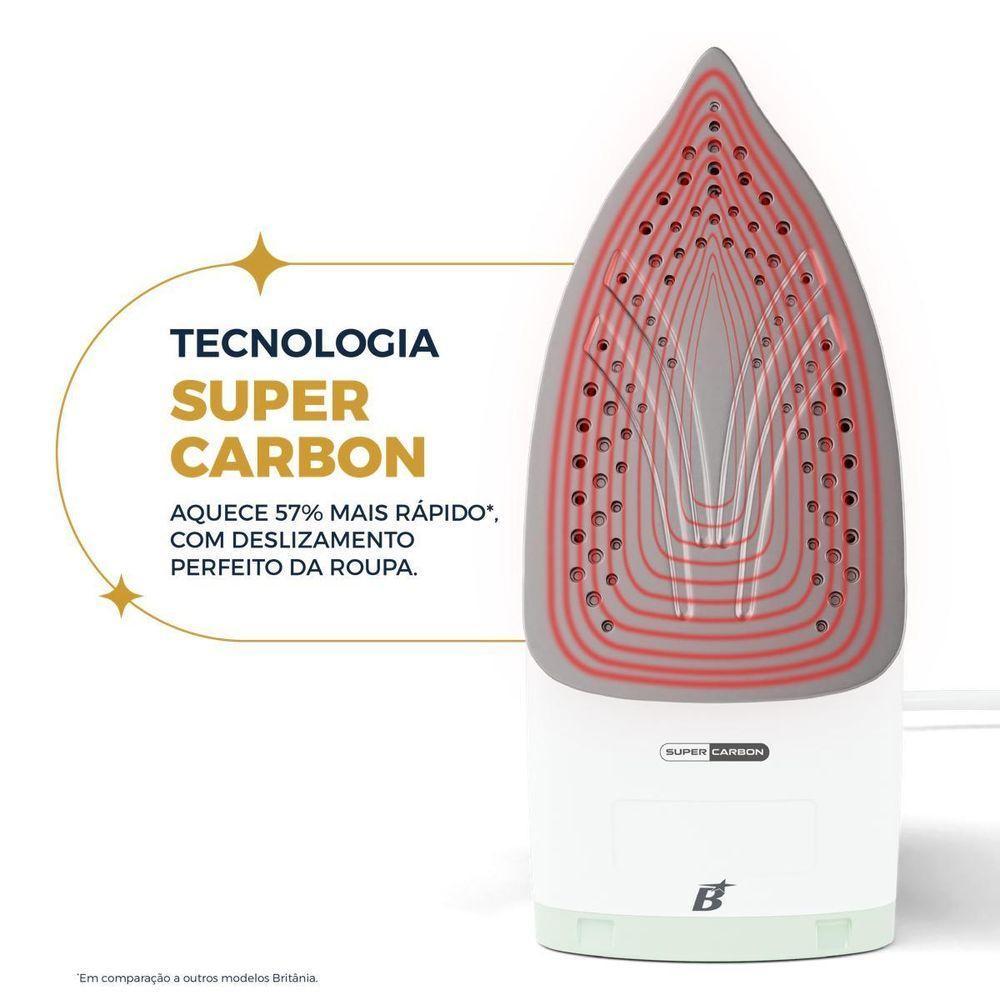 Ferro de Passar a Vapor Super Carbon Britânia BFV08 220V - 5