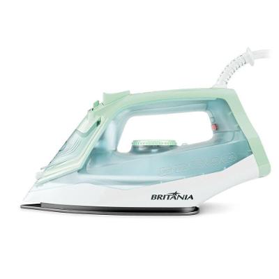 Ferro a Vapor Britânia BFV08 Base Antiaderente Super Carbon Branco 220V