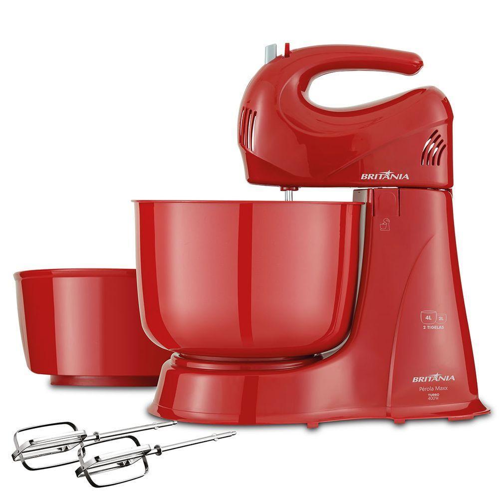 Batedeira Britânia Pérola Maxx 2 Vermelha - 220V - 1