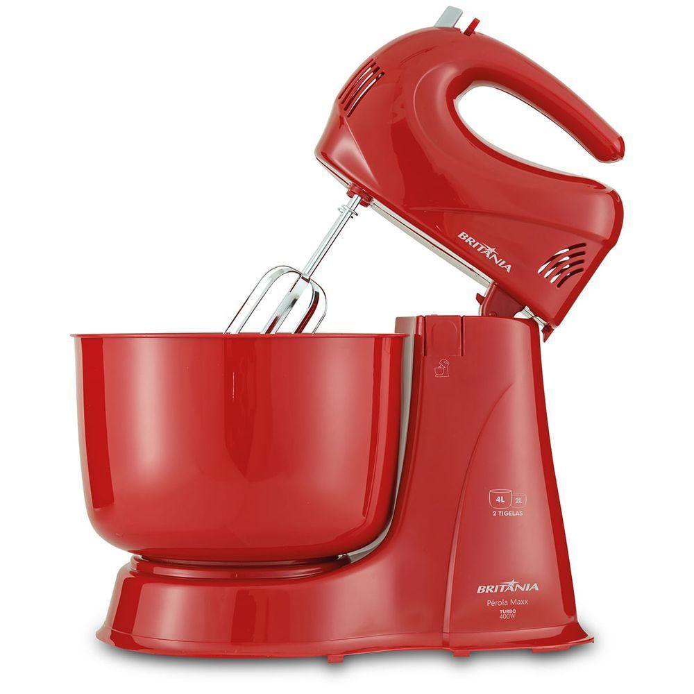 Batedeira Britânia Pérola Maxx 2 Vermelha - 220V - 2