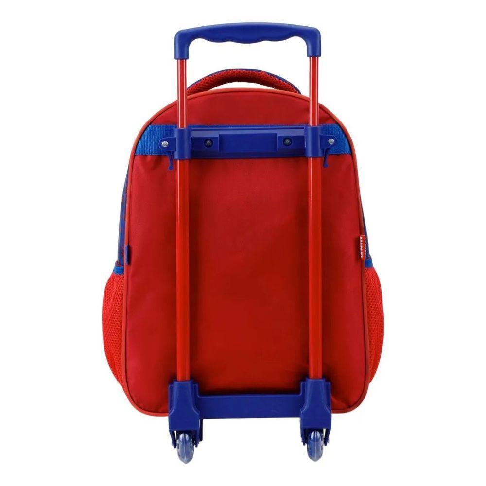 Mochila Homem Aranha Escolar Com Rodinhas - Spider Man - Xeryus Vermelho - 3