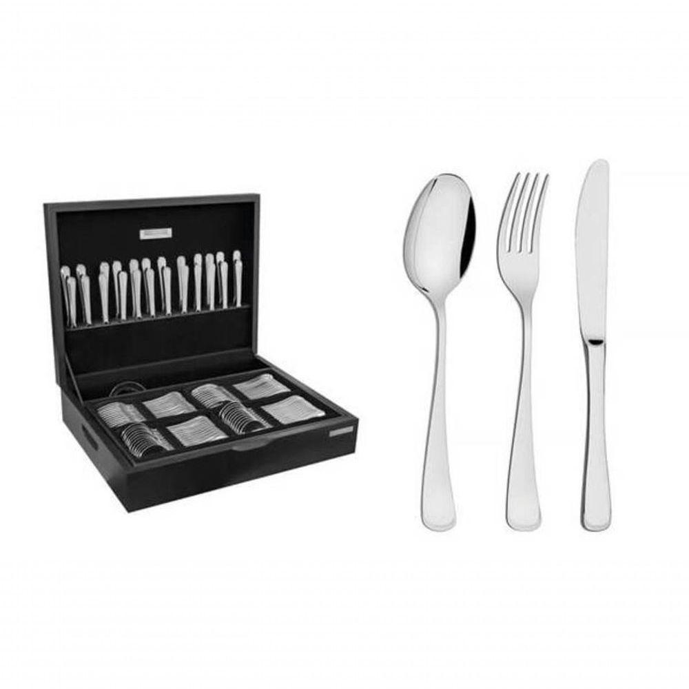 Faqueiro Tramontina Mônaco Em Inox Com Facas De Mesa Forjadas 101 Peças - 1