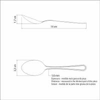 Colher Para Chá Tramontina Sonata Em Aço Inox - 3