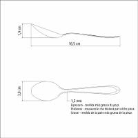 Colher Para Sobremesa Tramontina Laguna Em Aço Inox - 3