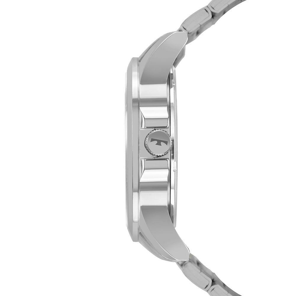 Kit Technos Masculino Racer Basico Prata - 2117lfe/k1p - 2