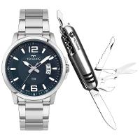 Kit Technos Masculino Racer Basico Prata - 2315lar/k1a Relógio Technos Masculino Racer Basico Prata - 2315lar/k1a - 1