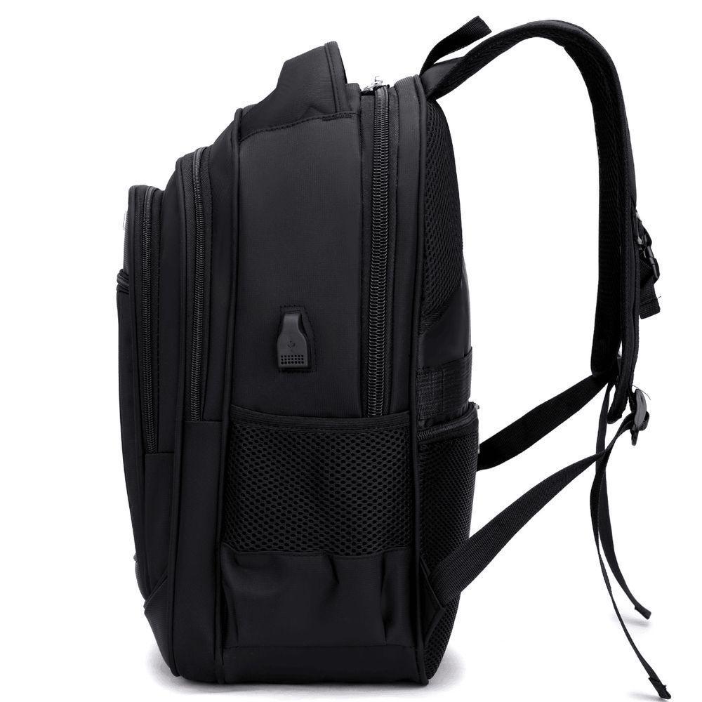 Mochila Masculina Executiva Reforçada Para Trabalho, Viagem E Notebook 17`` Impermeável Usb - Mse - Cruzeiro Mse 7 - 2