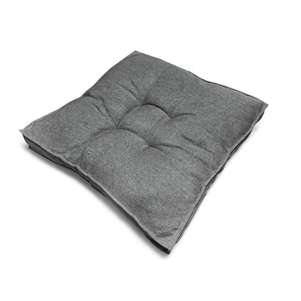 Almofada Futon 70x70 Cm Linho Saturno Decoração Top Modelos Grafite - 3