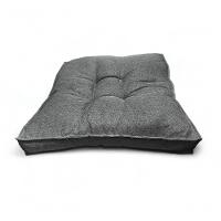 Almofada Futon 70x70 Cm Linho Saturno Decoração Top Modelos Grafite - 2