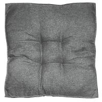 Almofada Futon 70x70 Cm Linho Saturno Decoração Top Modelos Grafite