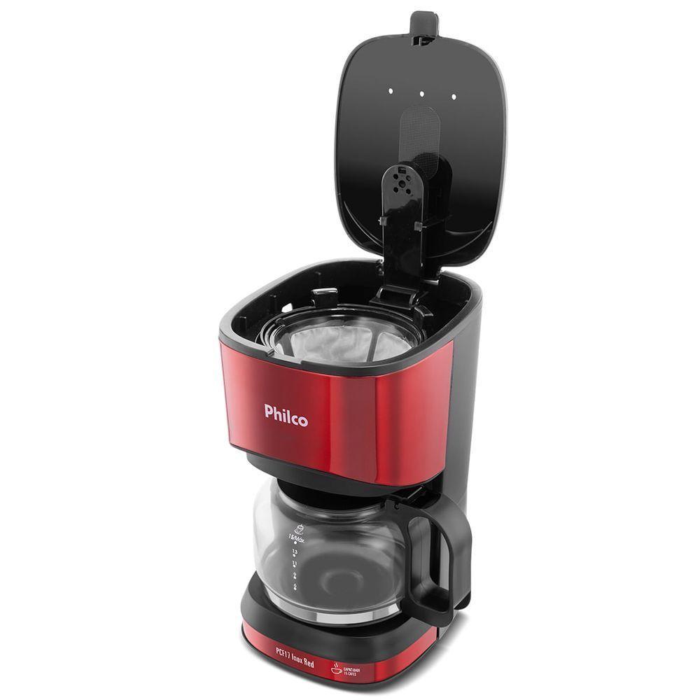 Cafeteira Philco Inox Red PCF17 220V - 4