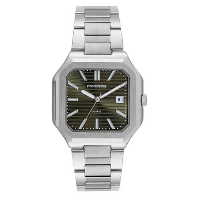 Relógio Mondaine 32945g0mvne2 Quadrado Prata