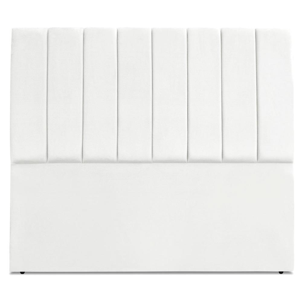 Cabeceira Queen 160 Cm Com Frame Dalia Suede Branco Artte Branco - 5