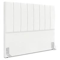 Cabeceira Queen 160 Cm Com Frame Dalia Suede Branco Artte Branco - 1