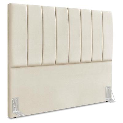 Cabeceira Queen 160 Cm Com Frame Dalia Suede Bege Artte Bege