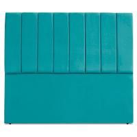 Cabeceira Queen 160 Cm Com Frame Dalia Suede Azul Turquesa Artte Azul Turquesa - 5