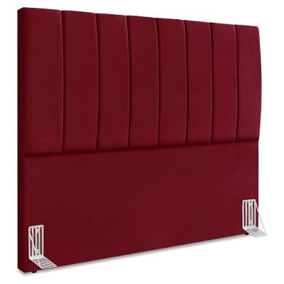 Cabeceira Casal 140 Cm Com Frame Dalia Suede Vinho Artte Vinho
