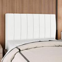 Cabeceira Casal 140 Cm Com Frame Dalia Suede Branco Artte Branco - 3