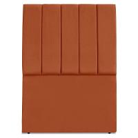Cabeceira Solteiro 100 Cm Com Frame Dalia Suede Terracota Artte Terracota - 5
