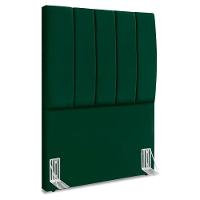 Cabeceira Solteiro 100 Cm Com Frame Dalia Suede Verde Artte Verde - 1