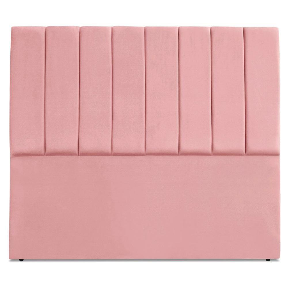 Cabeceira Casal 140 Cm Com Frame Dalia Suede Rosa Artte Rosa - 5