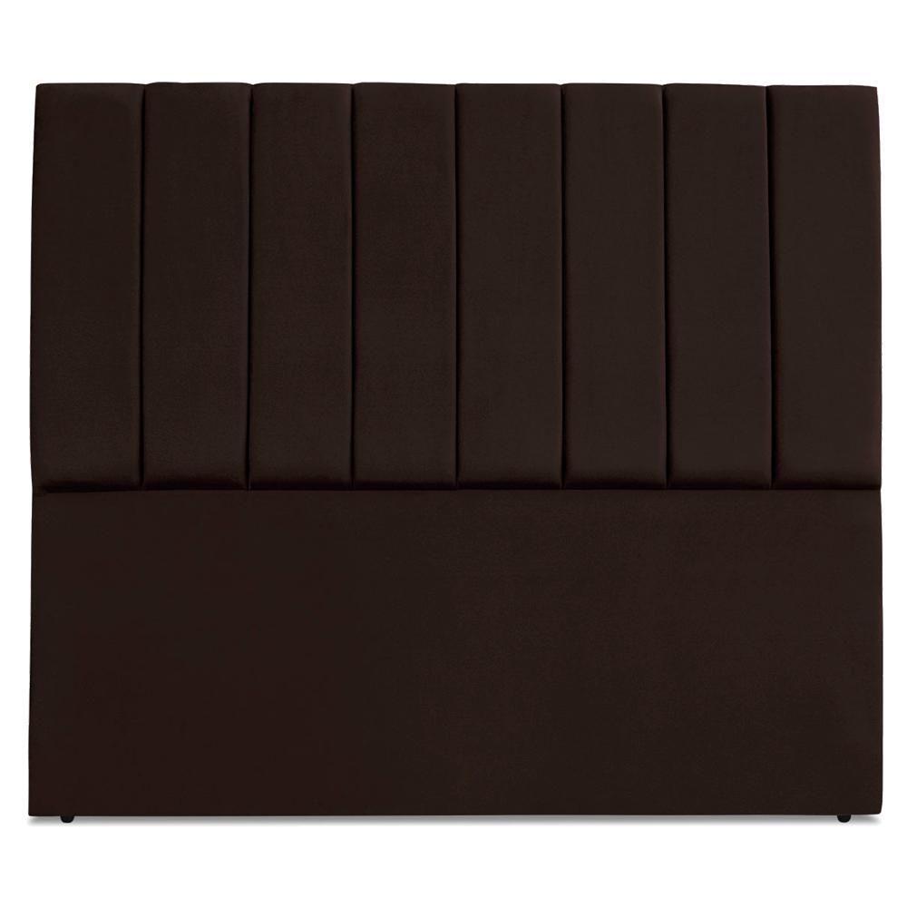 Cabeceira Casal 140 Cm Com Frame Dalia Suede Marrom Artte Marrom - 5
