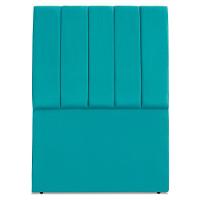 Cabeceira Solteiro 100 Cm Com Frame Dalia Suede Azul Turquesa Artte Azul Turquesa - 5