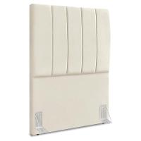 Cabeceira Solteiro 90 Cm Com Frame Dalia Suede Bege Artte Bege - 1