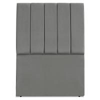 Cabeceira Solteiro 90 Cm Com Frame Dalia Suede Cinza Artte Cinza