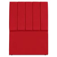 Cabeceira Solteiro 90 Cm Com Frame Dalia Suede Vermelho Artte Vermelho - 5