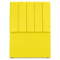 Cabeceira Solteiro 90 Cm Com Frame Dalia Suede Amarelo Artte Amarelo - 5