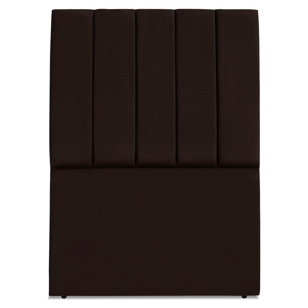 Cabeceira Solteiro 90 Cm Com Frame Dalia Suede Marrom Artte Marrom - 5
