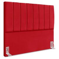 Cabeceira Queen 160 Cm Com Frame Dalia Suede Vermelho Artte Vermelho - 1