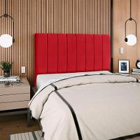 Cabeceira Queen 160 Cm Com Frame Dalia Suede Vermelho Artte Vermelho - 8