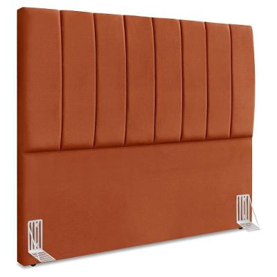 Cabeceira Queen 160 Cm Com Frame Dalia Suede Terracota Artte Terracota