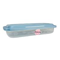 Pote Plástico Retangular 500ml Plasvale Azul - 2