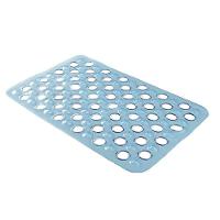 Tapete Para Box-banheiro Antiderrapante Retangular Tamanho M - Plasvale Azul - 1