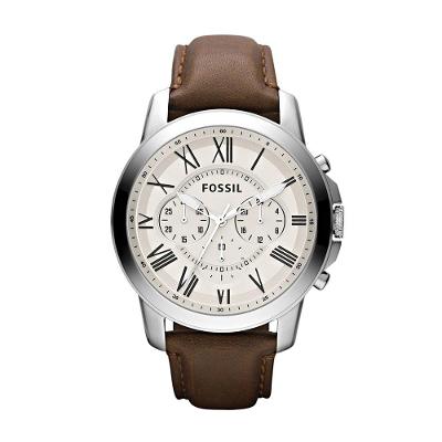 Relógio Fossil Masculino Grant Prata - Fs4735/0bn
