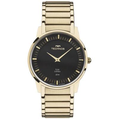 Relógio Technos Masculino Slim Dourado - Gl22aa/1p