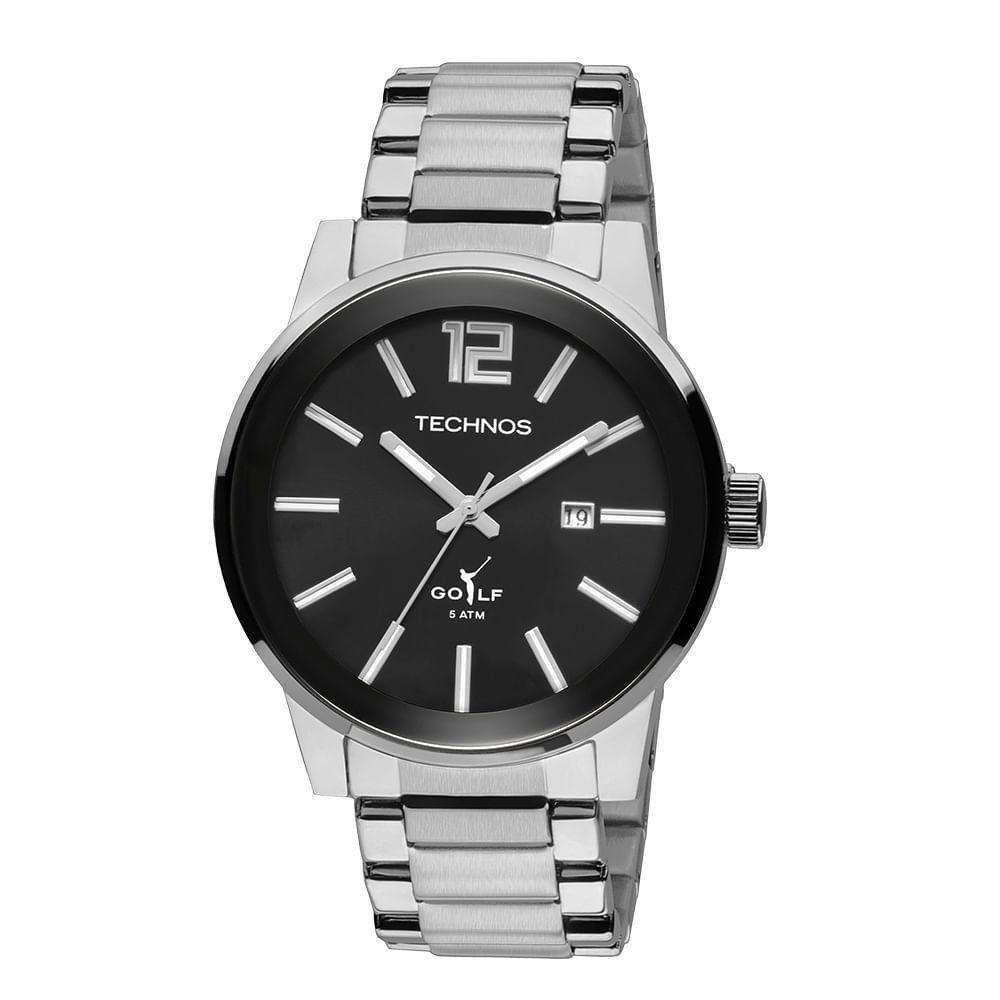 Relógio Technos Masculino Golf Prata - 2115tus/1p - 1