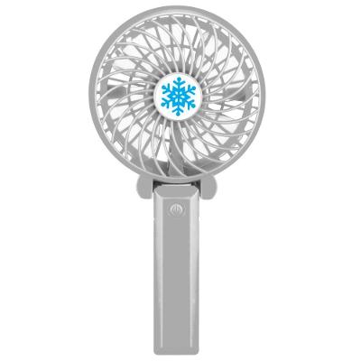 Mini Ventilador de Mesa e Mão Portátil com Suporte Usb