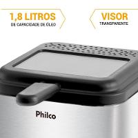 Fritadeira Philco 1,8L Visor Inox 1200W Deep Fry 110V - 3