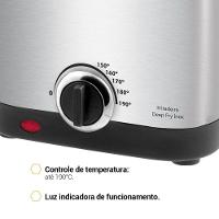 Fritadeira Philco 1,8L Visor Inox 1200W Deep Fry 110V - 5