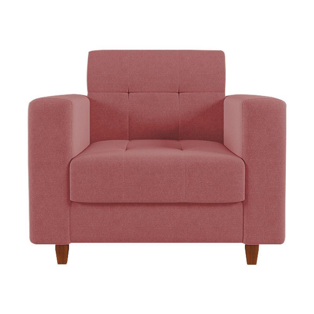 Kit Sofá 03 Lugares 02 Poltronas Arezzo Linho Pés Chanfrado - 7