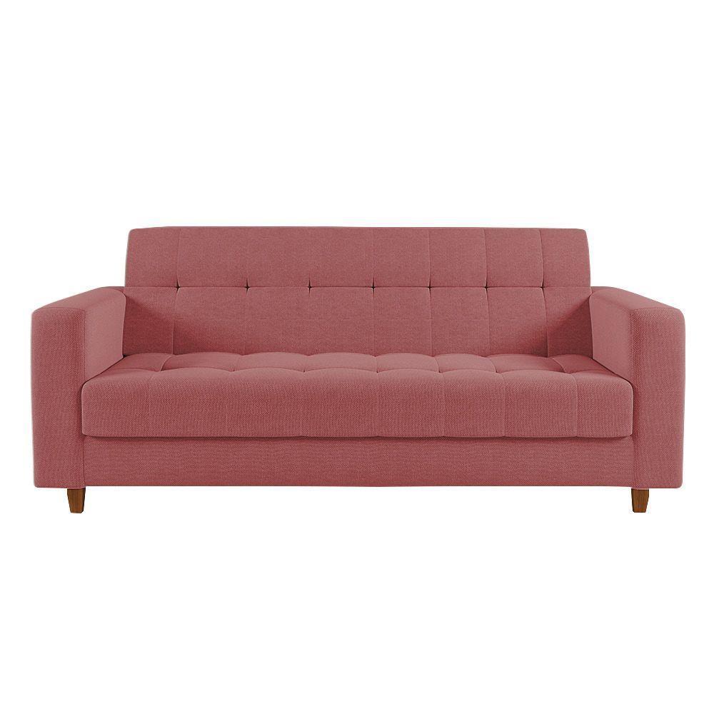 Kit Sofá 03 Lugares 02 Poltronas Arezzo Linho Pés Chanfrado - 8