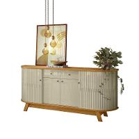 Balcão Buffet Sala De Jantar 183cm Tavillo M20 - D'rossi Cumaru E Opala - 2