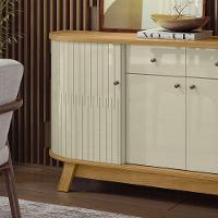 Balcão Buffet Sala De Jantar 183cm Tavillo M20 - D'rossi Cumaru E Opala - 5