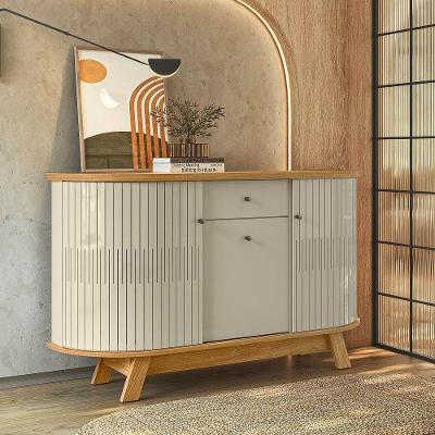 Balcão Aparador Buffet Sala De Estar 136cm Wylan Cumaru-opala M20 - D'rossi